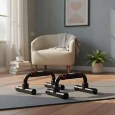 Ergonomic Push-Up Bars - Portable Strength Training Equipment for Home Workouts