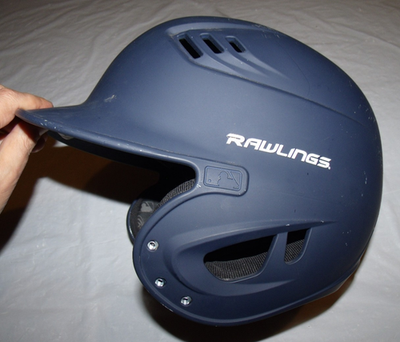 Casque De Baseball Easton Taille Ajustable 6 7/8 - 7 5/8, Bleu Mat, NOCSAE (occasion)