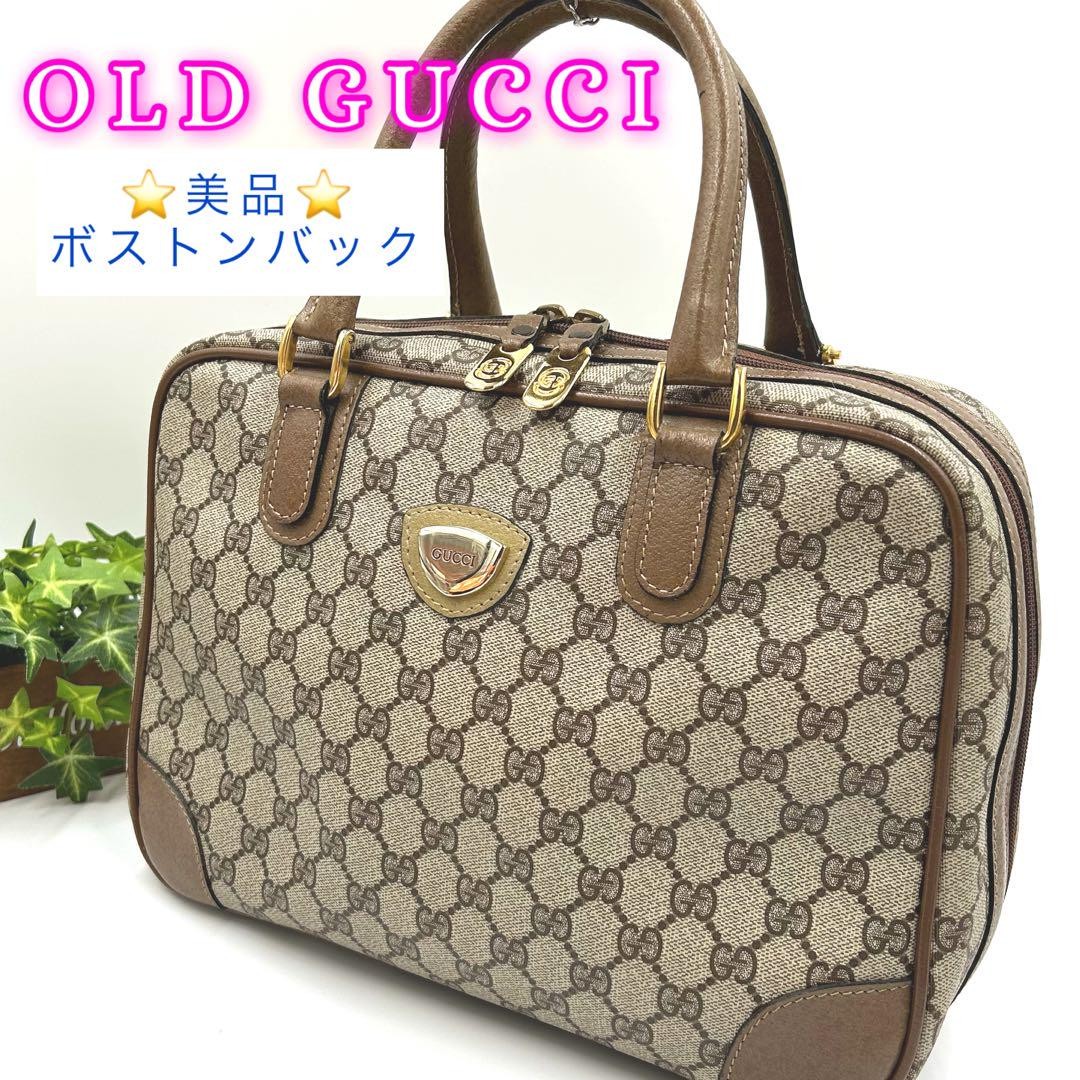 Gucci Vintage GG Boston Bag Business Travel Tote Excellent Condition-image