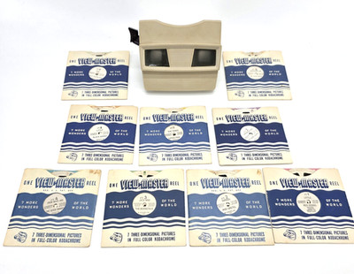 1946-1948 Sawyer View Master Viewer Vintage Lot Fairy Tale Reels FT-1 - FT-9