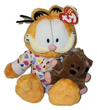 CT* Ty Beanie Baby - GARFIELD the Cat (GOODNIGHT GARFIELD)(8.5 inch) MWCT
