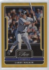 2023 Panini Three and Two Gold 1/25 Larry Walker #64 HOF 10k8