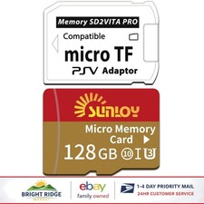 128GB Memory Card Adapter for PS Vita, Drop Proof and Temperature Proof Features