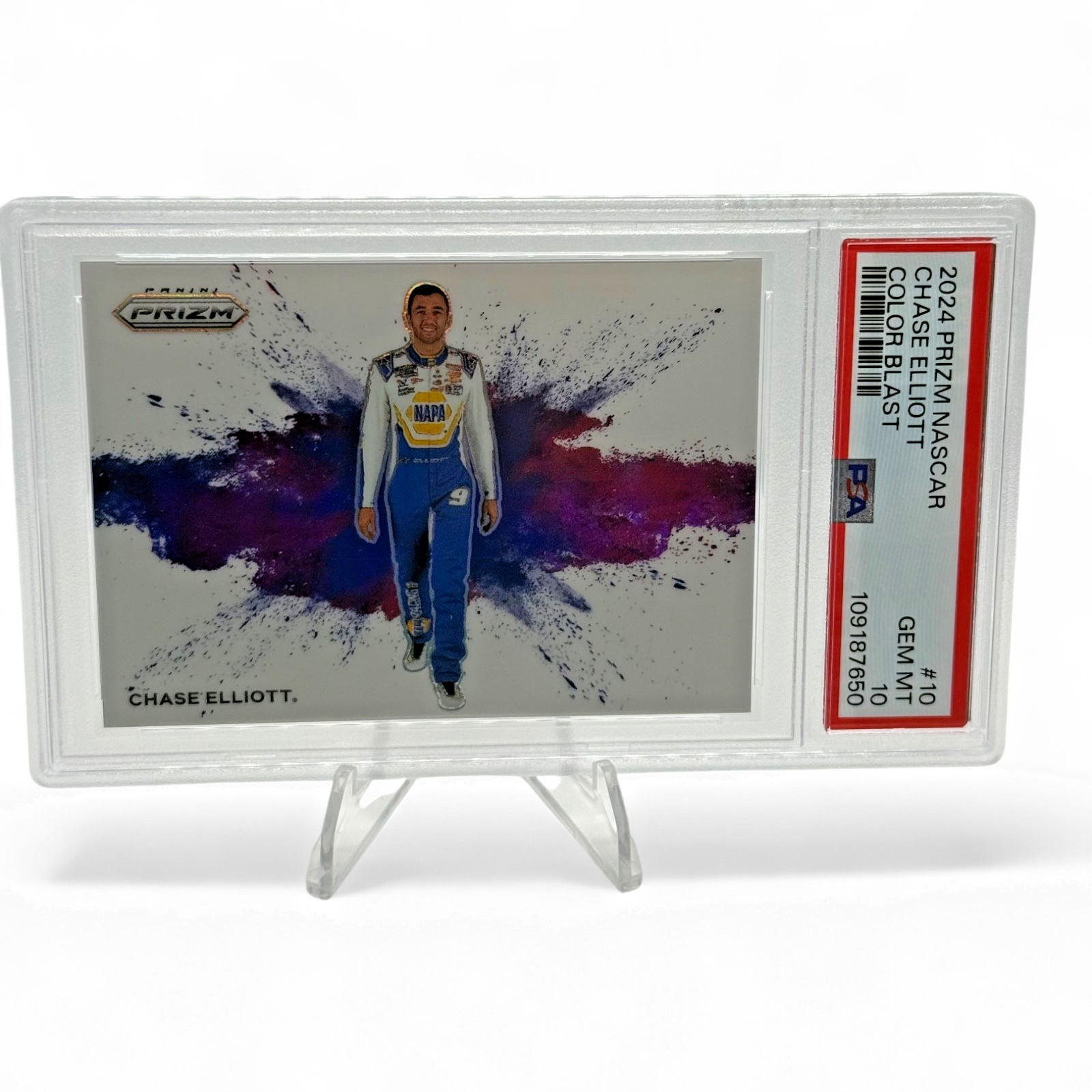 2024 Prizm Chase Elliott Color Blast PSA 10 POP 3
