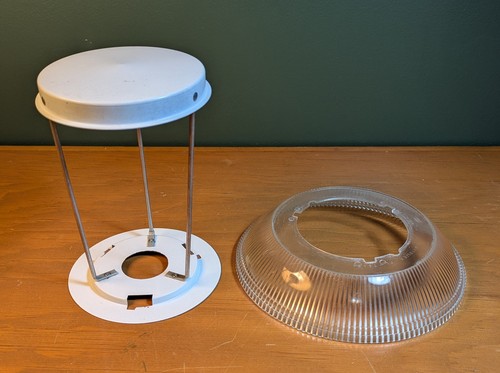 Vintage Mid Century Modern Gerald Thurston Lightolier lamp Diffuser ...