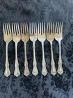 New ListingReed & Barton Sterling Silver (.925) Salad Forks Set of 7 Elegant Flatware