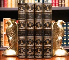 1830 The Life of Napoleon Buonaparte by William Hazlitt Fine Leather Bindings