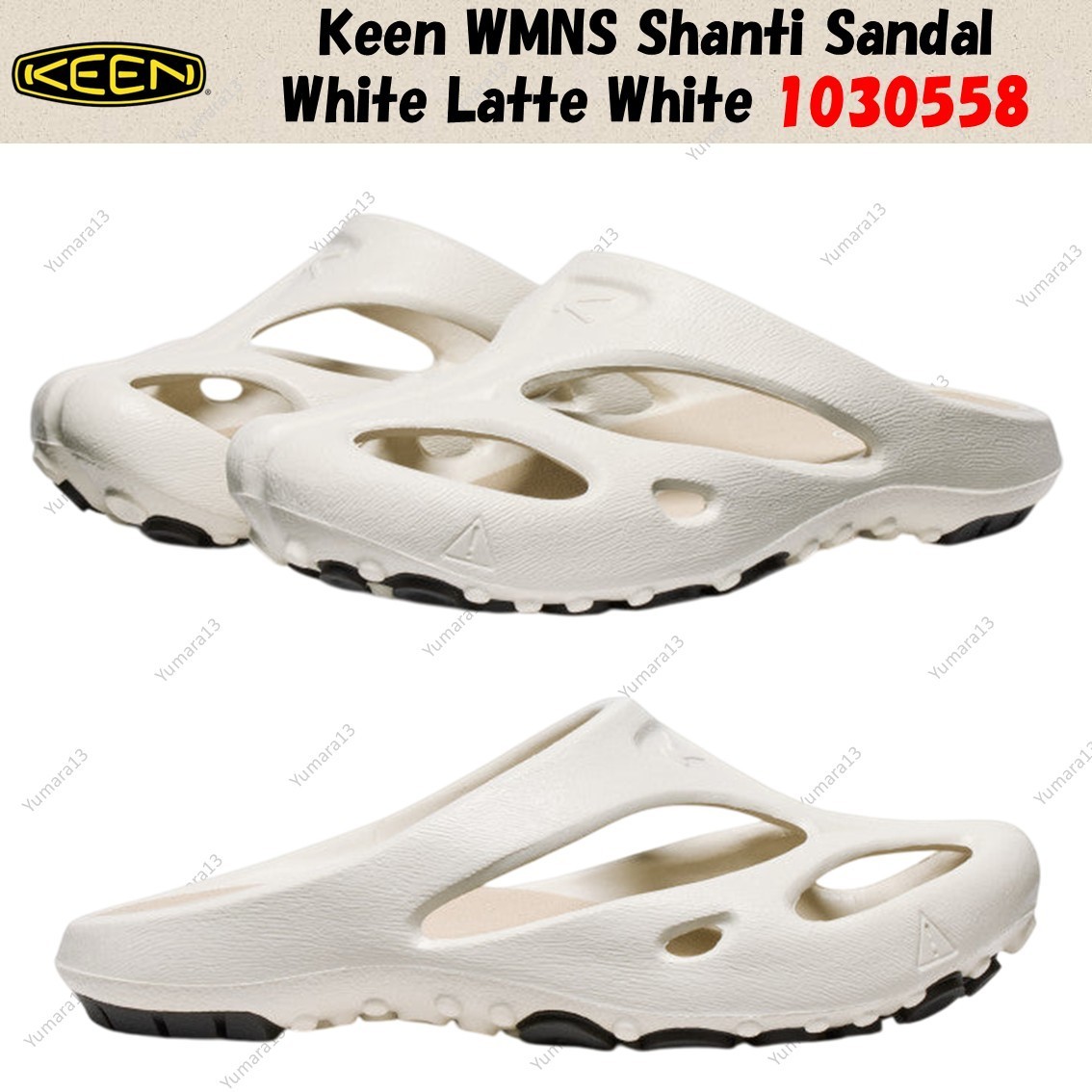 Keen WMNS Shanti sandalo bianco latte bianco 1030558 taglia donna