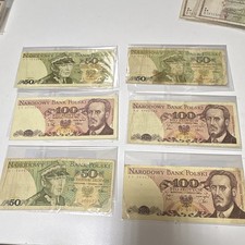 Poland Narodowy Bank Polski Banknotes 1986 Lot of 6 Consecutive Nos