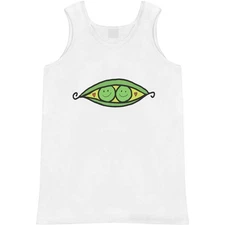 'Two Happy Peas in a Pod' Adult Vest / Tank Top (AV049030)