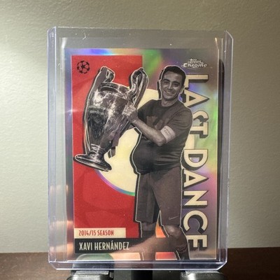 Topps Chrome Xavi Hernández Last Dance Insert #LD-2 FC Barcelona UCL 2014/15