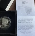 2023-S Proof Peace Dollar $1 US Mint .999 Silver Coin Box & COA 🇺🇸