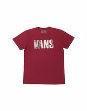 Vans Herren Classic Fit Grafik T-Shirt Oberteil Medium weinrot Baumwolle AI08
