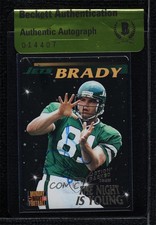 BAS 1995 Action Packed Monday Night Football Kyle Brady Seal of Authenticity 3c7