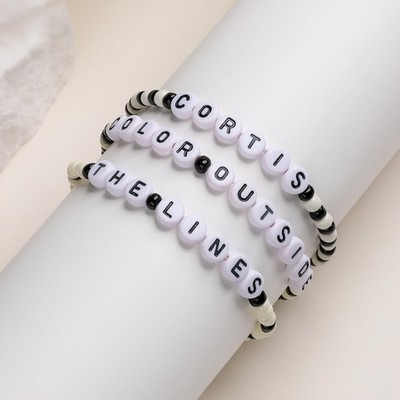 Color Outside the Lines Bracelets Cortis Album Merch FaSHioN Go