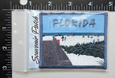 FLORIDA SOUVENIR TRAVEL COLLECTIBLE STATE EMBROIDERED IRON ON PATCH