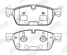 JURID Bremsbeläge Satz Vorne passend für MERCEDES-BENZ M-Klasse (W166) GL (X166)