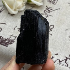 290.g Natural Black Tourmaline Stones Raw Healing Crystals Lapidary Rocks