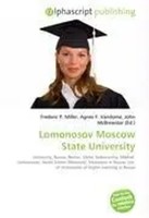 Lomonosov Moscow State University Frederic P. Miller (U. A.) Taschenbuch 2026