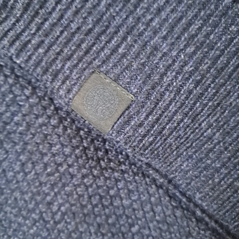 Suéter masculino Lululemon XL texturizado gola redonda pulôver waffle malha Coolmax Raglan - Imagem 3 de 4