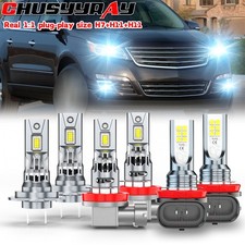 For Mazda 6 2009-2010 6x 6000k White Led Headlight Highlow Beam Fog Light Kit