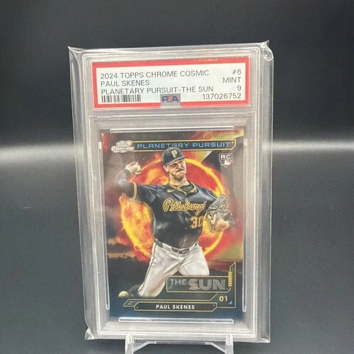 Paul Skenes 2024 Topps Cosmic Planetary Pursuit The Sun (RC), #PPS-6 PSA 9