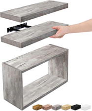 Floating Shelves for Wall Set of 3 - Bathroom Shelves for Wall Storage, over Toi