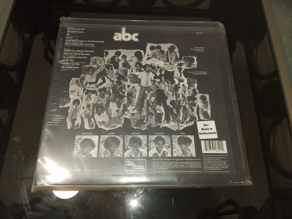 Jackson 5 “ABC” Vinyl LP 1970 Motown  Original Pressing  sealed never open - Image 2 of 4
