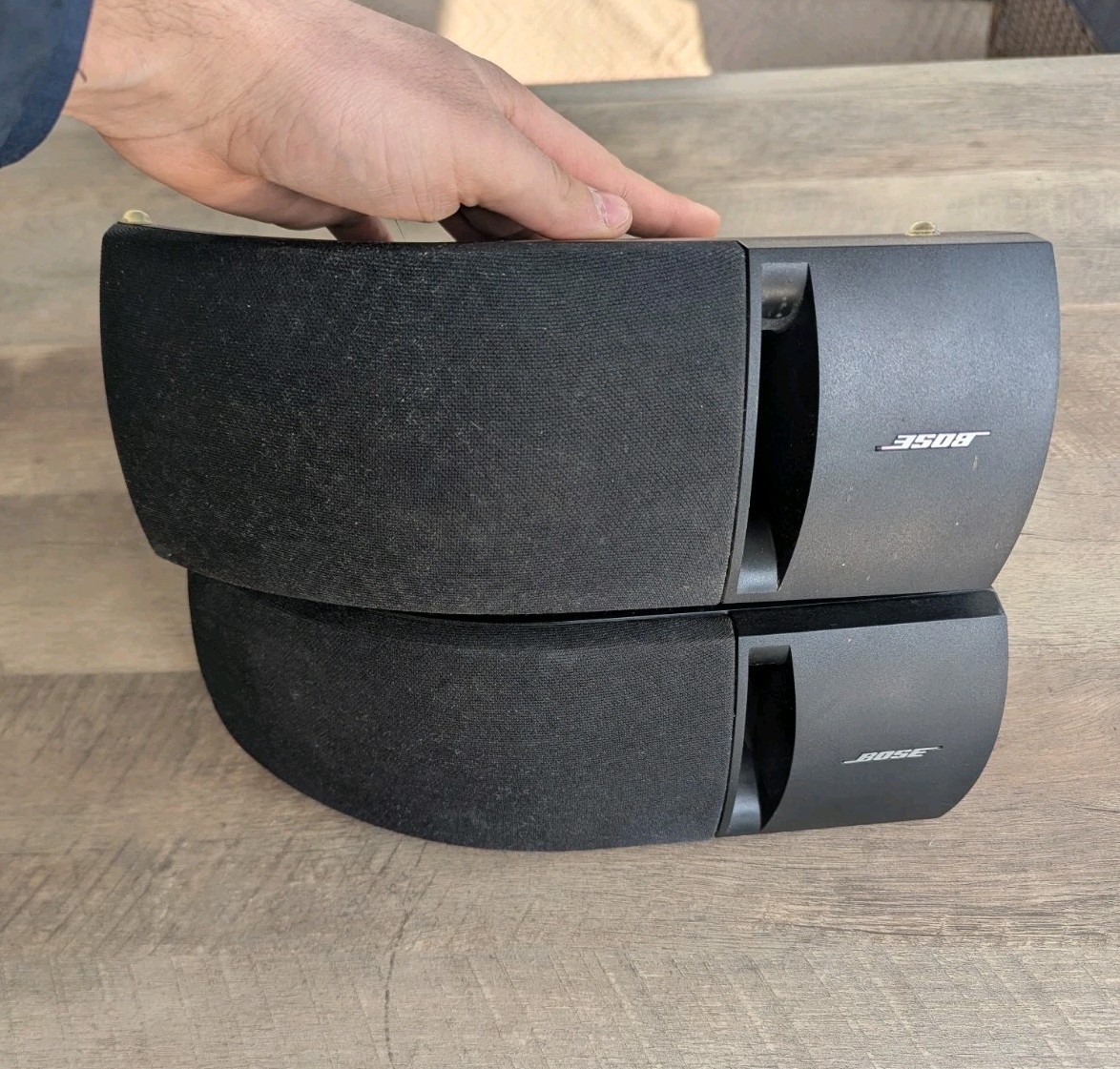 Bose 161 Left-Right Speaker Pair Black Bookshelf Passive Spe