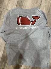 Kids Vineyard Vines Football Long Sleeve Size Large 16 