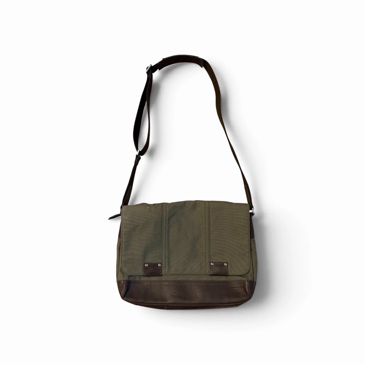 Brown Coach Messenger Bags for Men for sale | eBay