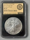 2019-W Burnished Silver Eagle NGC MS70 First Day Of Issue