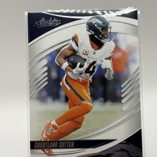 2025 Panini Absolute Courtland Sutton #47 Denver Broncos Football Card