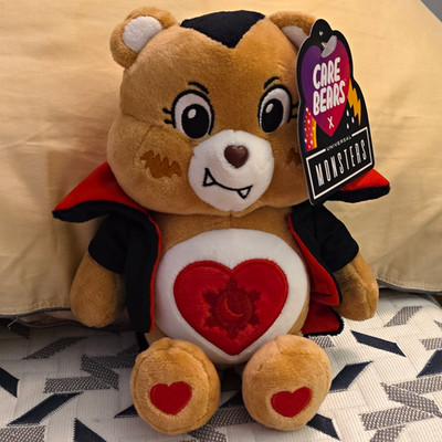 Care Bears Universal Monsters Tenderheart Bear Dracula Plush 9in w/ Tags