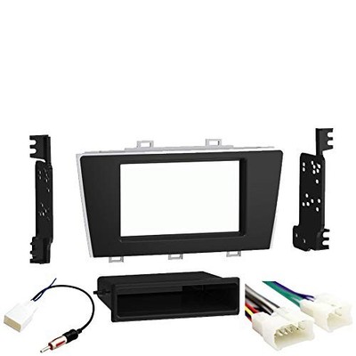 Metra 99-8909 Single DIN Radio Stereo Kit Bundled with 70-1761 Aftermarket Radio