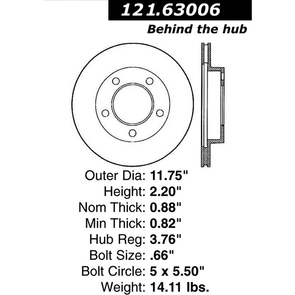 Juego de pastillas de freno de disco delanteras rotor de freno de disco para Jeep CJ7 1982-1986 Foto 2 de 4