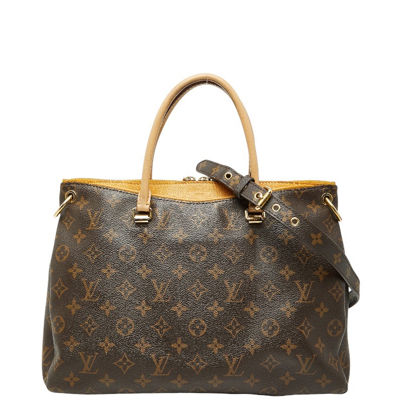 LOUIS VUITTON Monogram Pallas Handbag Shoulder Bag 2WAY M40929 Women 【Used】