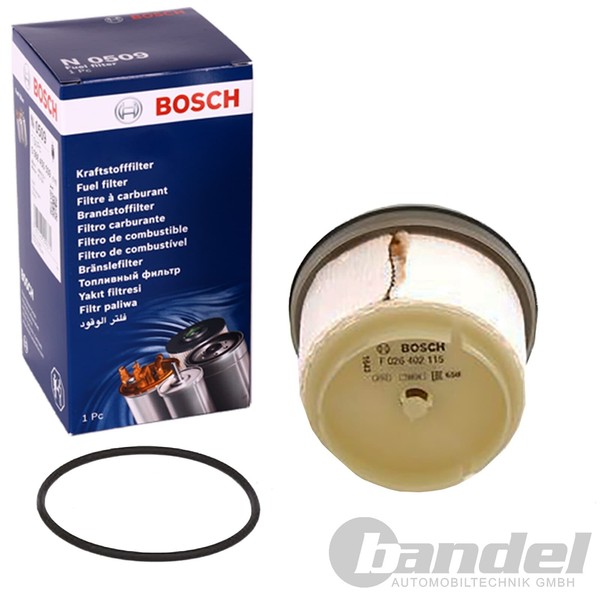 Bosch Kraftstofffilter Filtereinsatz Passend FüR Fiat Fullback Isuzu D-MAX-image