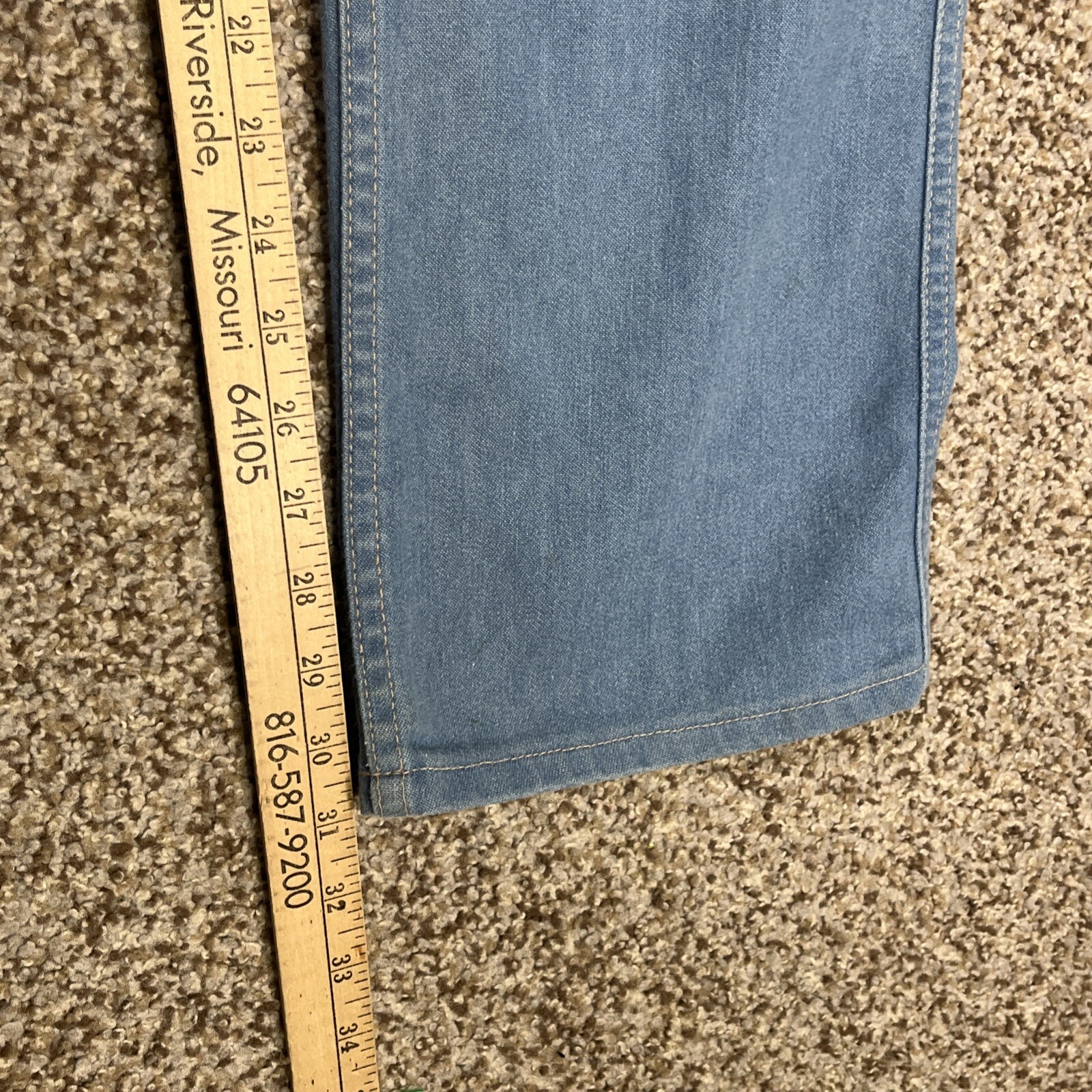 Vintage Levis Orange Tab Skosh More Room Denim Jeans 36x32 (35x31) USA - View 13