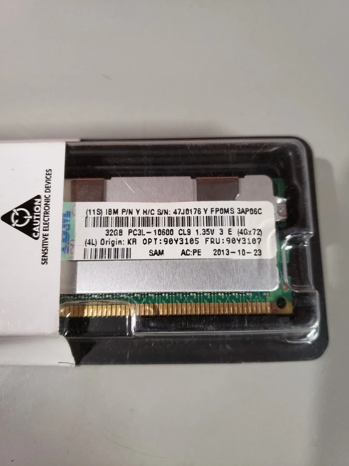 NEW UNUSED IBM Samsung M386B4G70BM0-YH90 DDR3-1333 32GB Server Memory - Image 4 of 4