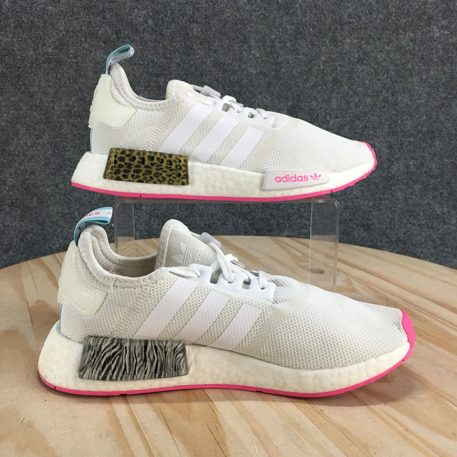 Scarpe Adidas Youth 6 Nmd_R1 Sneakers Running Grigio Maglia Stringate Sportive FX5016