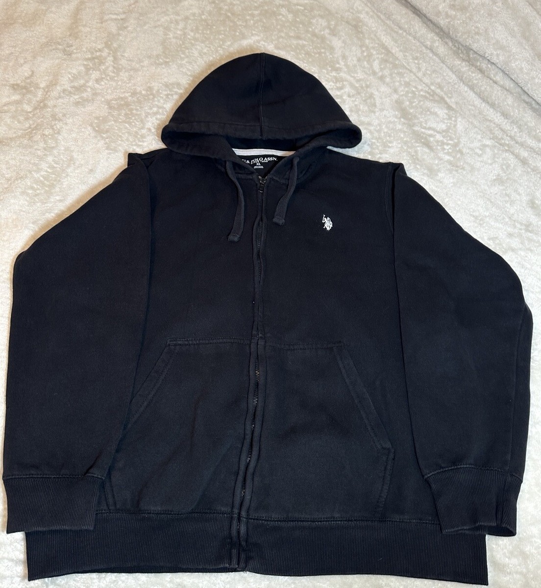 U.S. POLO ASSN. Black Zip Up Hoodie Sweatshirt Size XL | eBay U.S. POLO ASSN. Black Zip Up Hoodie Sweatshirt Size XL | eBay