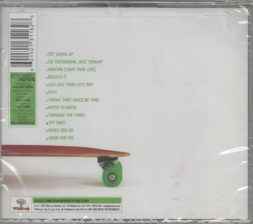 The Crashmotive Consequence CD NEU Not Giving Up No Tomorrow Just Tonight - Bild 2 von 2