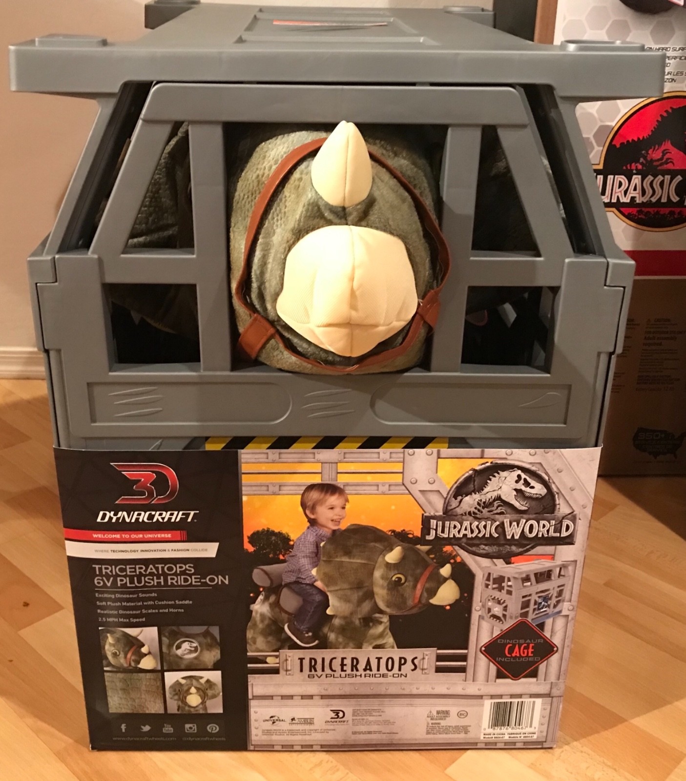 dynacraft ride on dinosaur