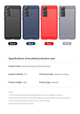 For Samsung Galaxy ''A'' Series Shockproof Slim Silicone Soft Phone Case