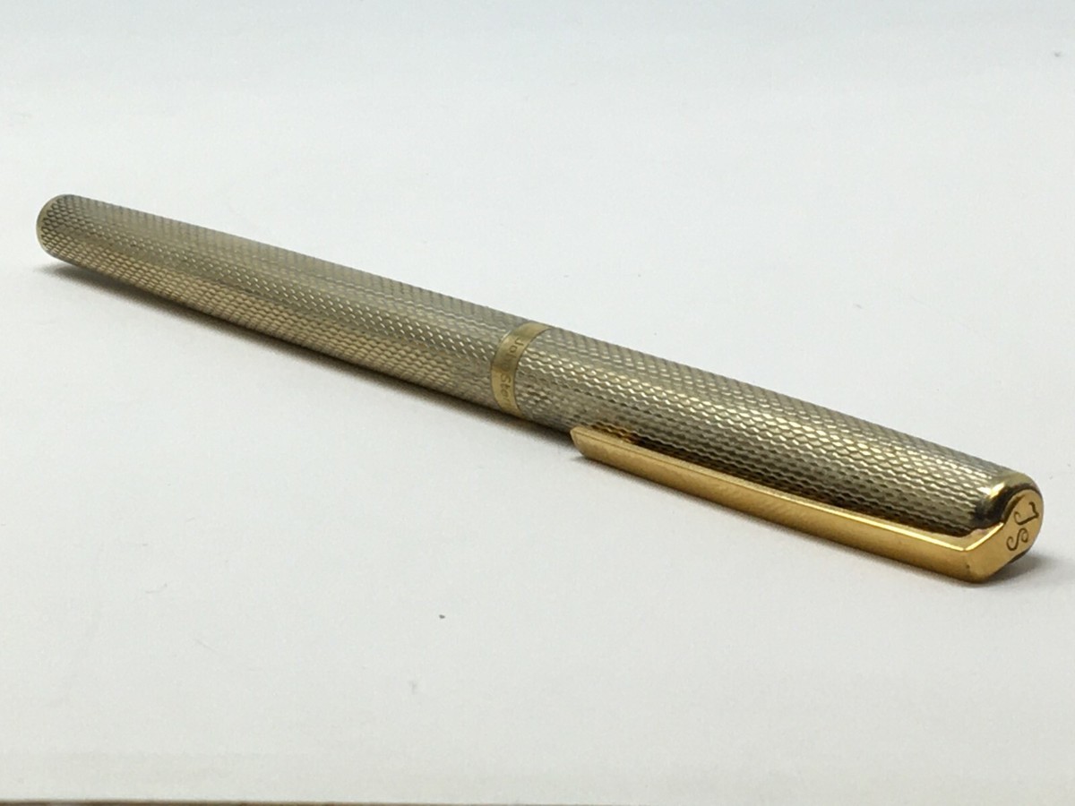 Stylo Plume Ancien EMID SATURNE - Modèle Vintage Argenté - Occasion