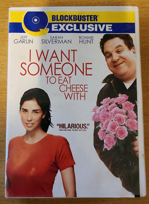 I Want Someone To Eat Cheese With (DVD) Jeff Garlin, Sarah