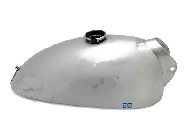 FOR Royal Enfield Trials 1,5 Gallonen Benzin Kraftstofftank Stahl Chrome-image