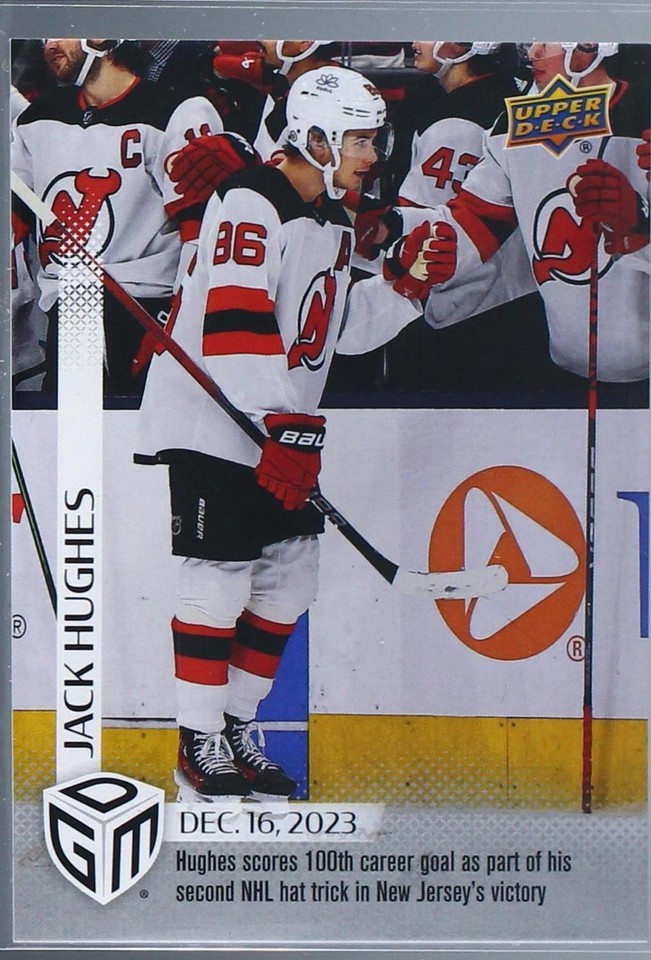 2023-24 Upper Deck Game Dated Moments - Jack Hughes #36 - 1 of 1