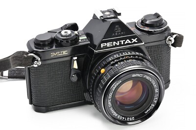 PENTAX ME Film SLR Camera with PENTAX SMC-M 50mm f1.7 Lens
